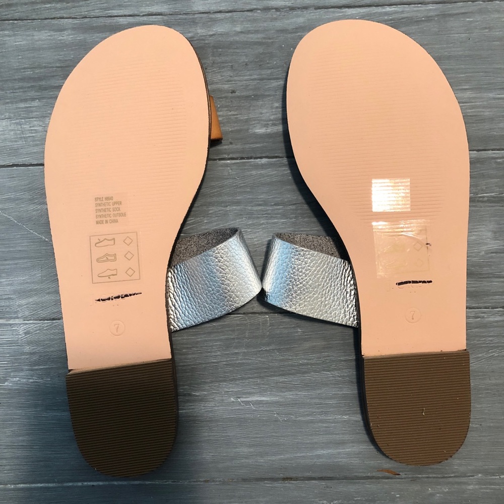 Last 2 Pairs New J Crew Sandals Two Tone - Picture 4 of 5